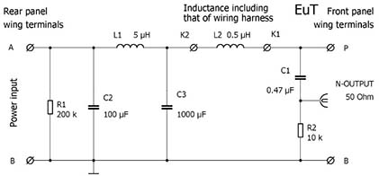 Principle circuit diagram of the Toyota LISN from Schwarzbeck