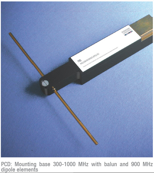Seibersdorf Laboratories PRD Mounting base 300-1000MHz with balun and 900MHz dipole elements