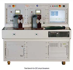 Test bench for DC circuit breakers